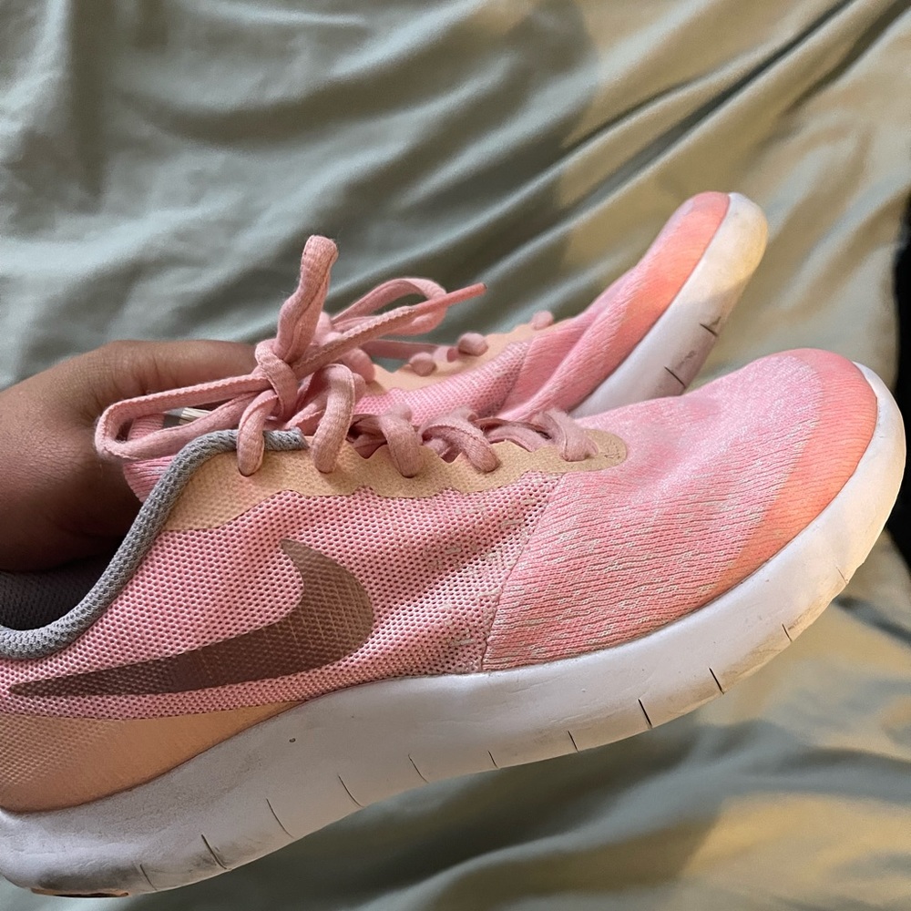 Pink Nike shoes size 5